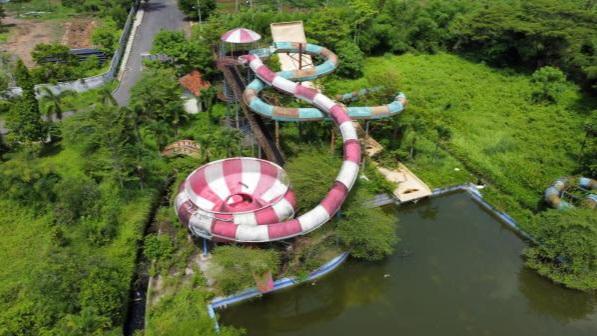 Ratusan Aset Hilang, Masa Depan Banjar Water Park di Ujung Tanduk