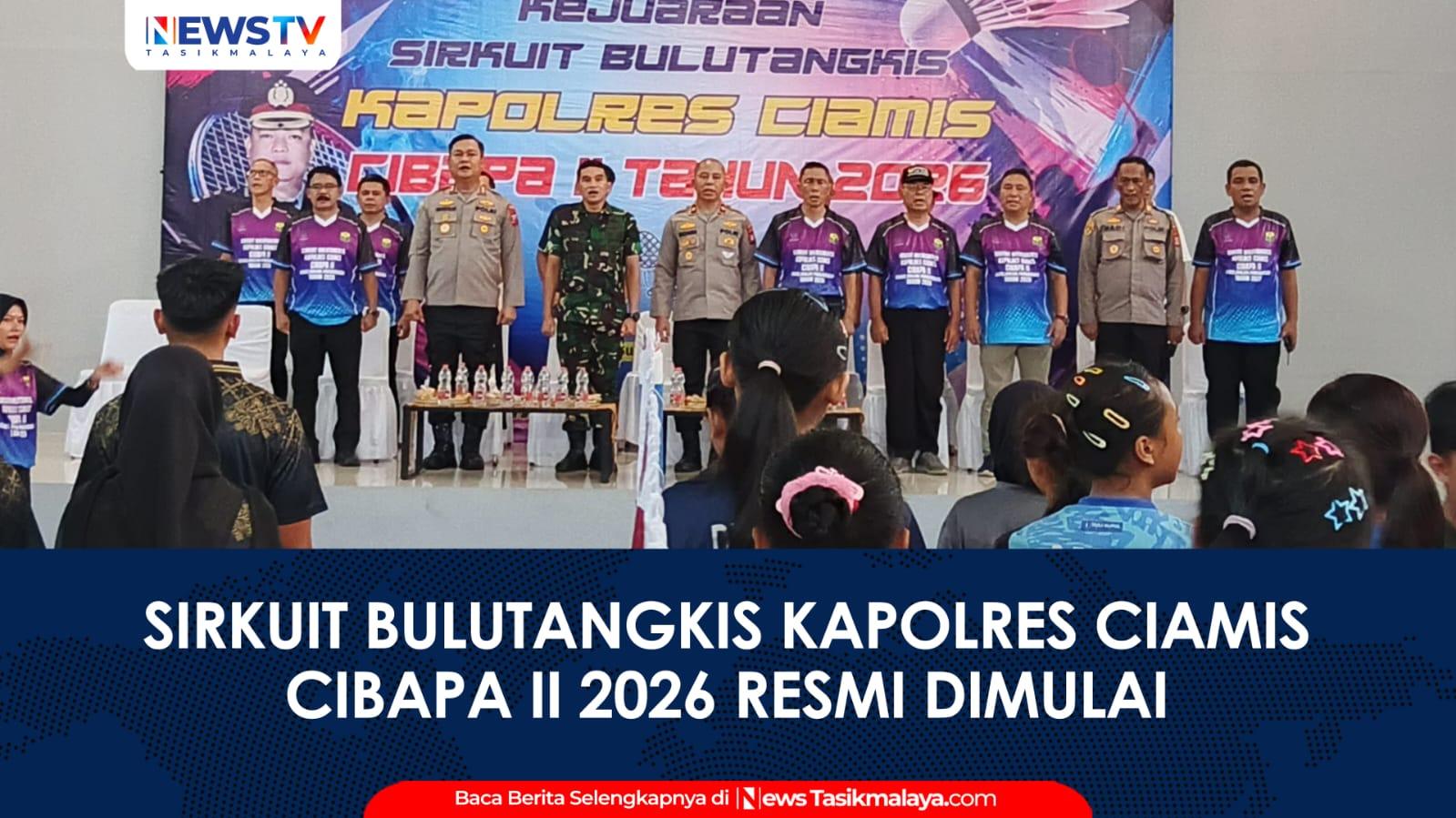 VIDEO: Ratusan Atlet Ramaikan Sirkuit Bulutangkis Kapolres Ciamis Cibapa II 2026, Ajang Cetak Bibit Unggul