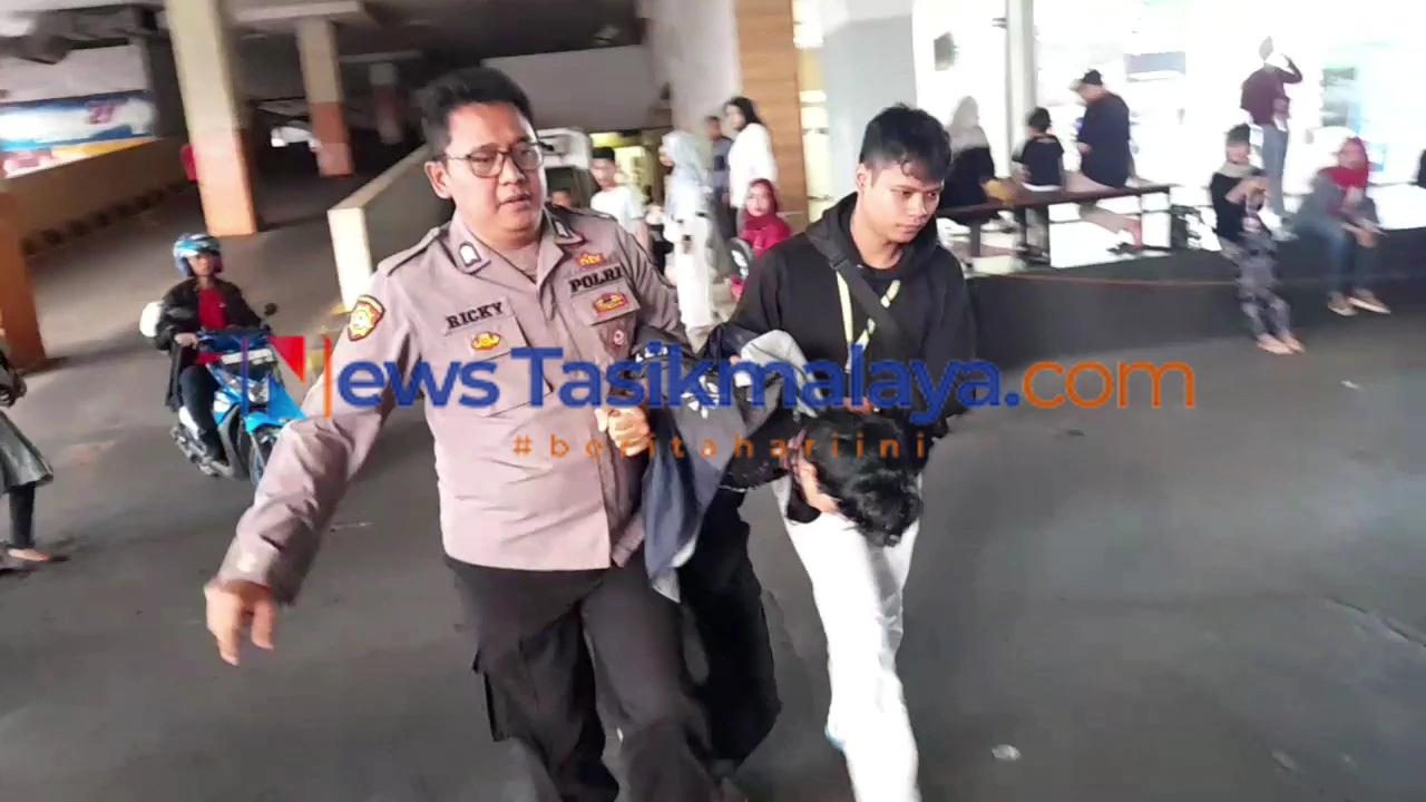 Remaja Tak Dikenal Diamankan di Plaza Asia Tasikmalaya Setelah Diduga Mencoba Bunuh Diri