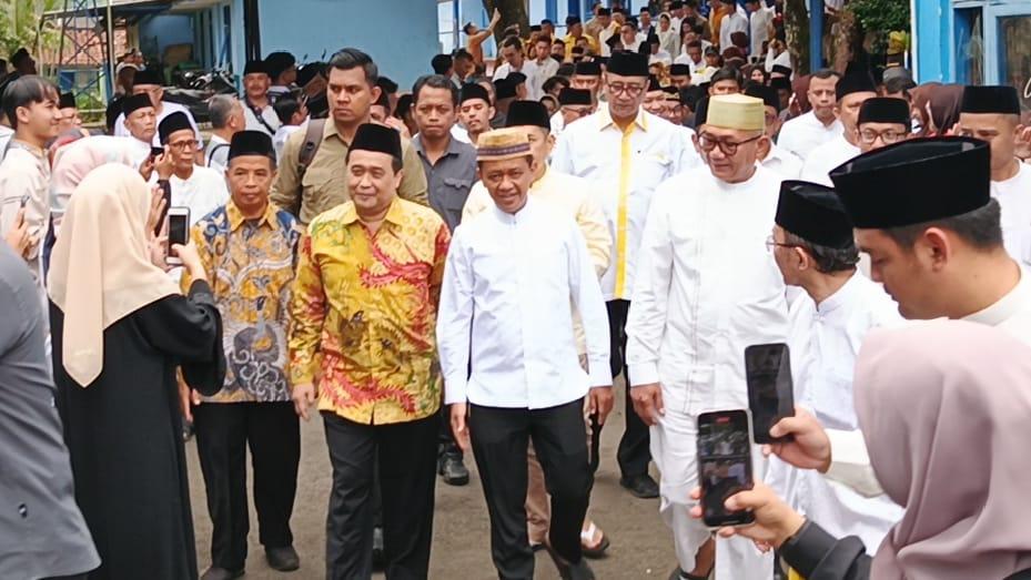 Safari Ramadan di Ciamis, Ketum Golkar Dukung Kewirausahaan Santri