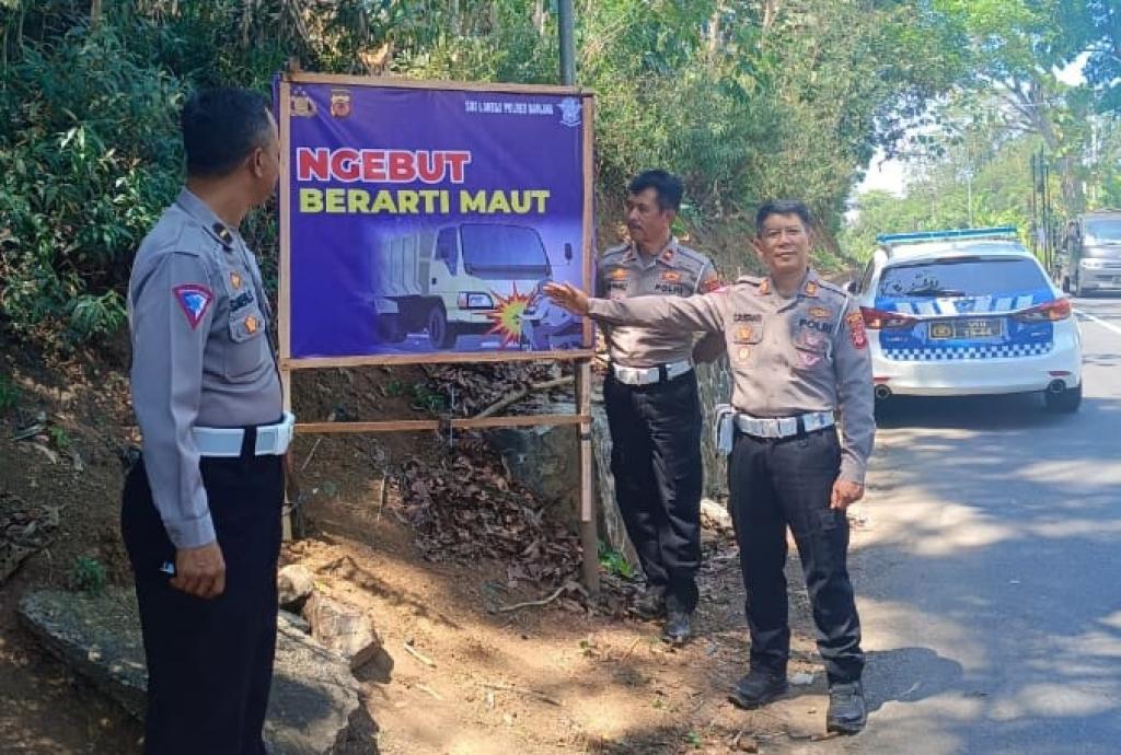 Cara Satlantas Polres Banjar Minimalisir Terjadinya Kecelakaan Lalu Lintas di Jalan, Ngebut Berarti Maut