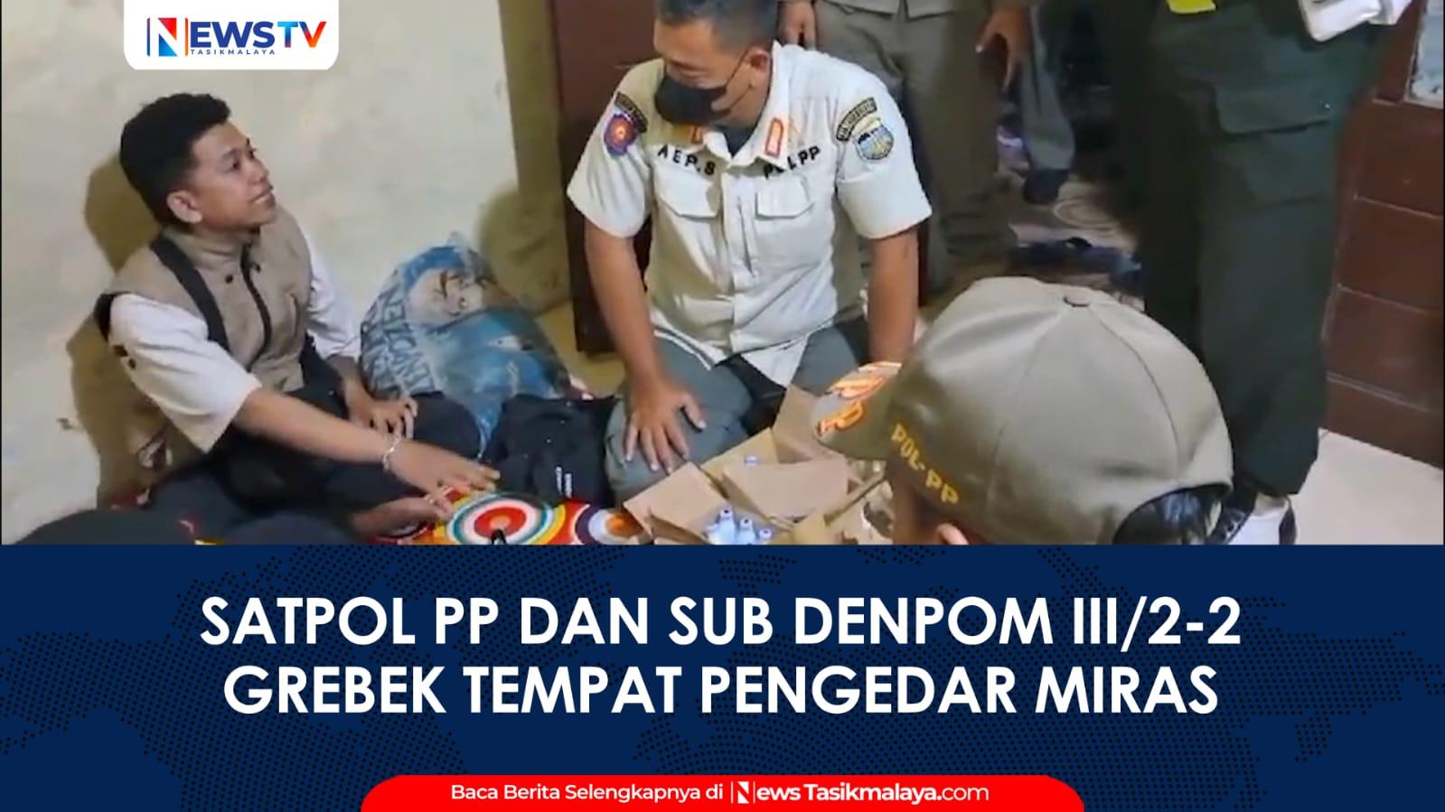 VIDEO: Satpol PP Kabupaten Tasikmalaya Grebek Pengedar Minuman Beralkohol