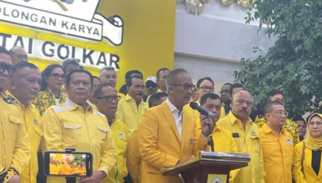Agus Gumiwang Kartasasmita Resmi Jadi Plt Ketua Umum Partai Golkar