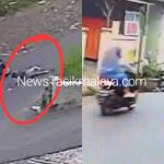 Terekam CCTV, Bocah Jadi Korban Tabrak Lari oleh Pemotor Perempuan di Kawalu Tasikmalaya