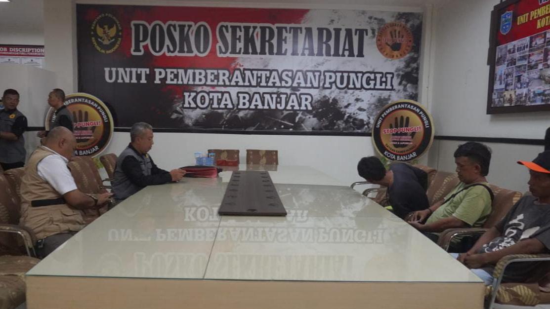 Tiga Juru Parkir Ilegal Diamankan Tim Saber Pungli di Kota Banjar