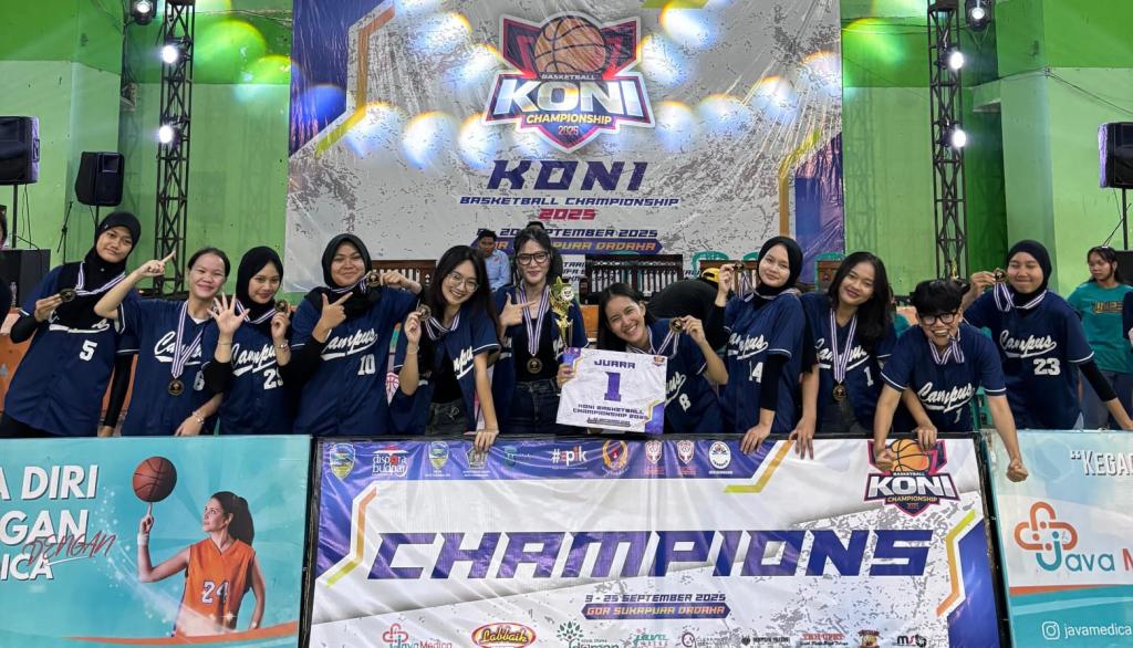 Tim Basket Putri SMAN 5 Tasikmalaya Juara Koni Basketball Championship 2025, Kado Terindah di HUT Ke-34