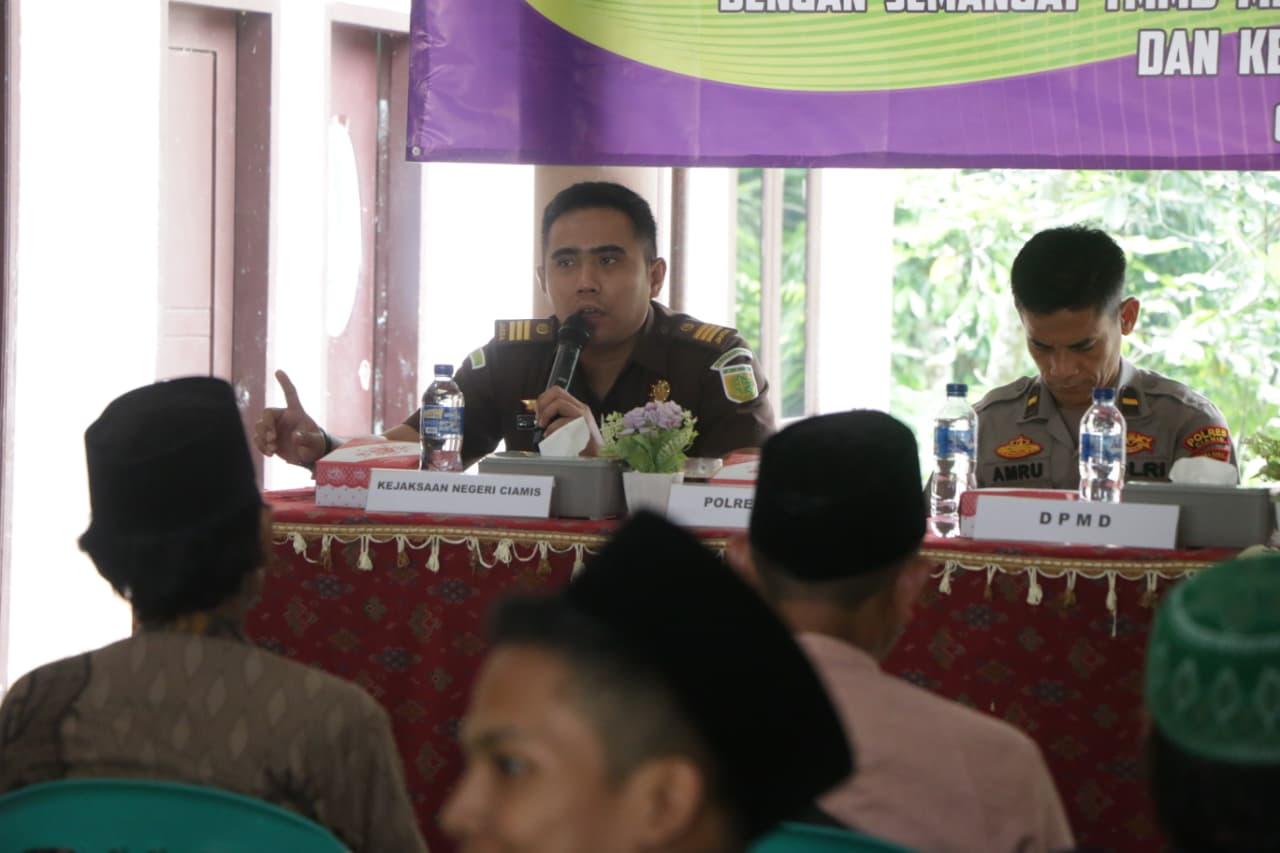 TMMD ke-126 Kodim Ciamis Gelar Penyuluhan Hukum dan Kamtibmas, Warga Antusias Ikuti Edukasi Sosial