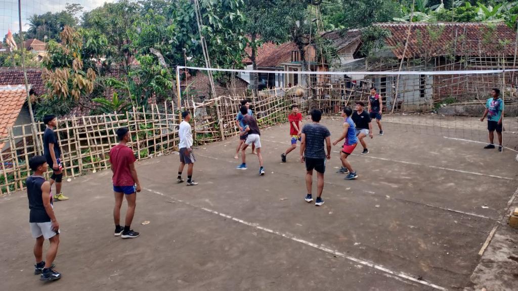 Sambut HUT ke-79 RI, Warga Kampung Pasanggarahan Tasikmalaya Gelar Turnamen Bola Voli Pasgar Cup 2024