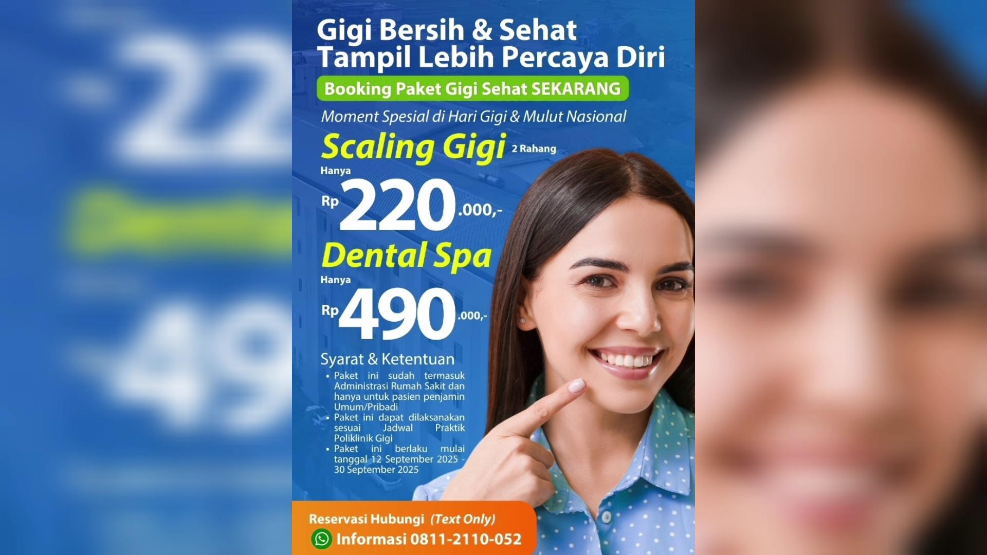 RS TMC Tasikmalaya Tawarkan Paket Spesial Perawatan Gigi Sambut Hari Gigi dan Mulut Nasional