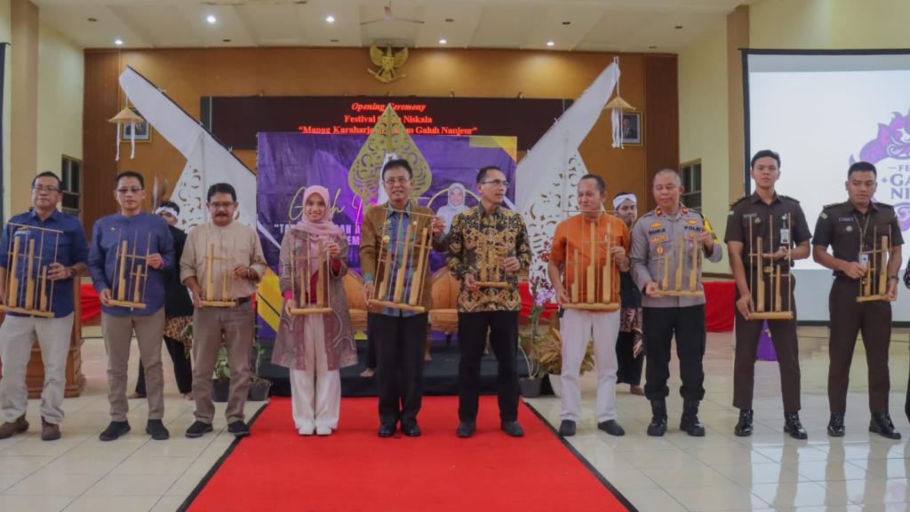 Wakapolres Ciamis Hadiri Festival Galuh Niskala, Dorong Harmoni Sosial Lewat Budaya