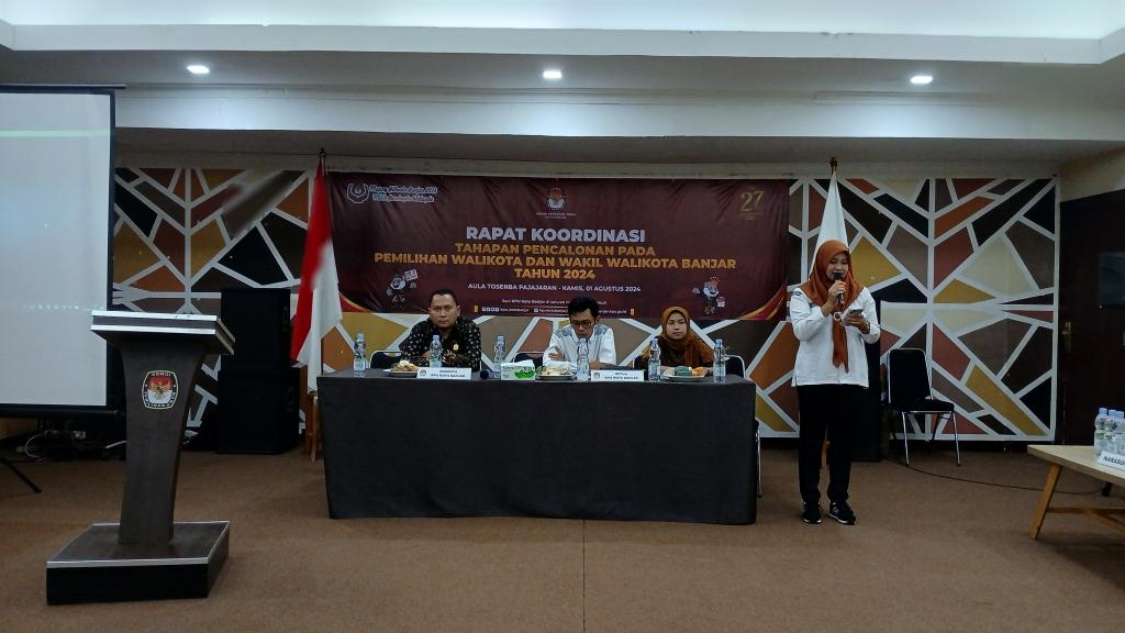 KPU Kota Banjar Matangkan Syarat Maju Pilkada 2024 ke Partai Politik